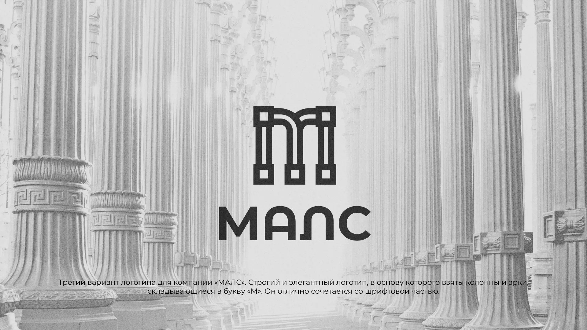Разработка логотипа компании «МАЛС» в Сланцах