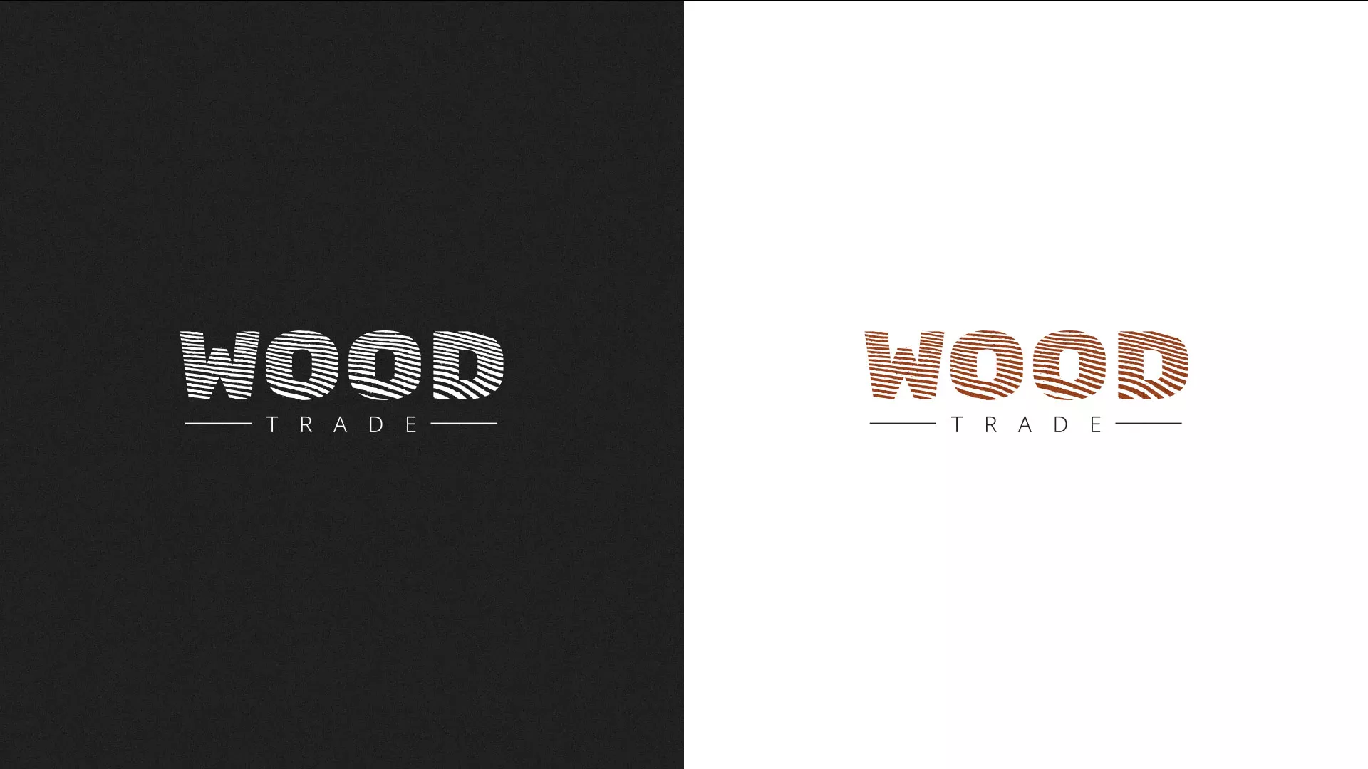 Разработка логотипа для компании «Wood Trade» в Сланцах