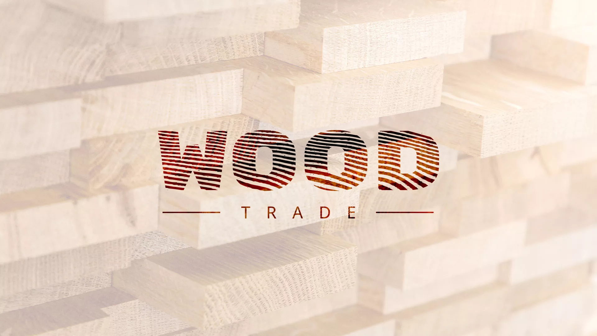 Разработка логотипа для компании «Wood Trade» в Сланцах
