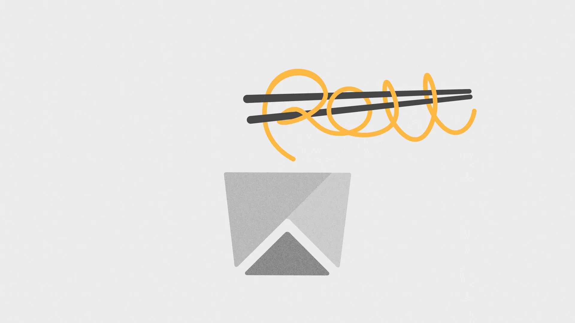 Оформление меню суши-бара «Roll Wok Club» в Сланцах